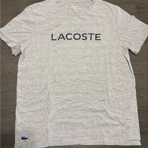 Lacoste Men's Light Gray Tee